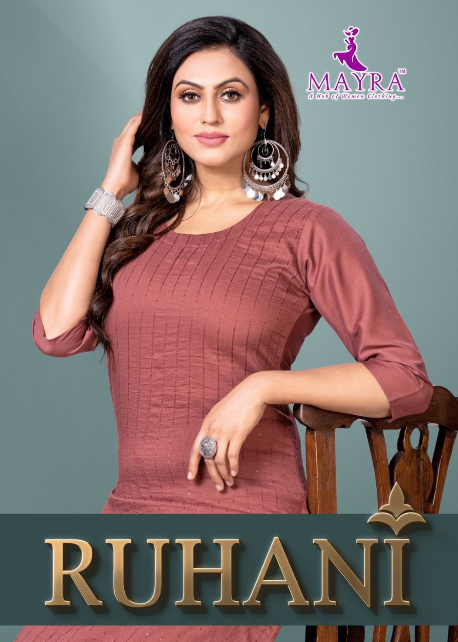 Mayra Ruhani Latest Designer Fancy Ethnic Wear Latest Kurti Collection